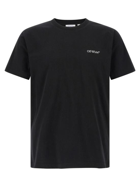  오프화이트 반팔 티셔츠 메탈 애로우 티셔츠 블랙