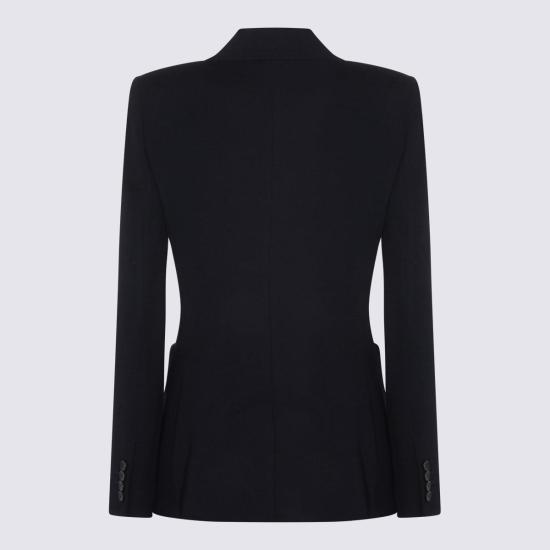  막스마라 수트 자켓 다크 블루 캐시미어 블레이저 블루 마리노 - MAX MARA