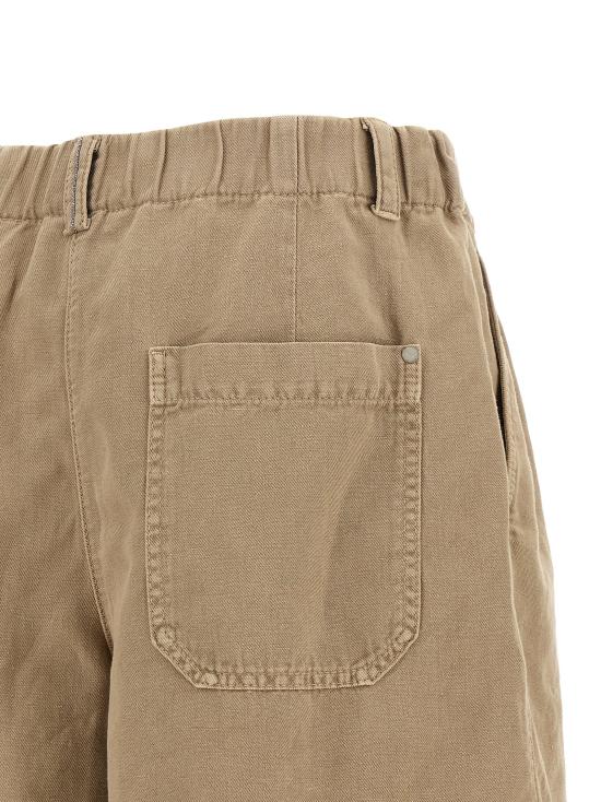 26SS 브루넬로 쿠치넬리 숏팬츠 ML996P5761C9320 Beige - BRUNELLO CUCINELLI