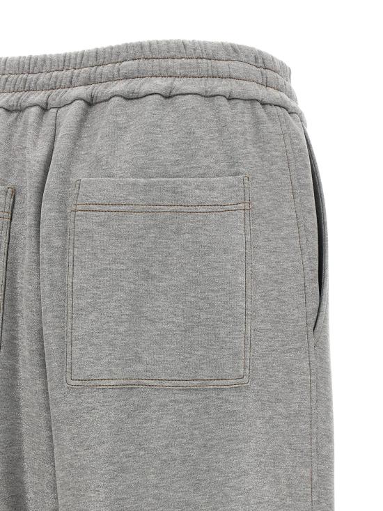 26SS 브루넬로 쿠치넬리 스트레이트 팬츠 MQ980SQ999C001 Silver - BRUNELLO CUCINELLI