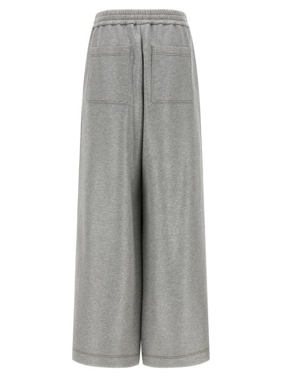 26SS 브루넬로 쿠치넬리 스트레이트 팬츠 MQ980SQ999C001 Silver - BRUNELLO CUCINELLI