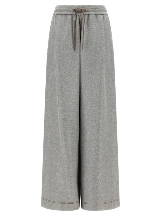 26SS 브루넬로 쿠치넬리 스트레이트 팬츠 MQ980SQ999C001 Silver