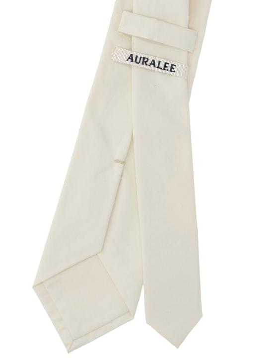 26SS 오라리 넥타이 A26ST07TN VANILLA White - AURALEE