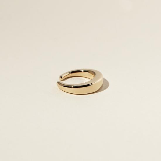  린지 루이스 이어링 라운드 이어 커프 골드 - LINDSAY LEWIS