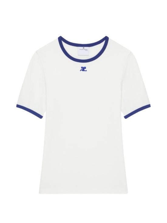 26SS 쿠레쥬 반팔 티셔츠 125JTS017JS0203 B257 White