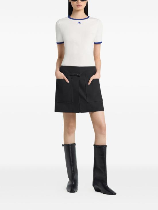 26SS 쿠레쥬 반팔 티셔츠 125JTS017JS0203 B257 White - COURREGES