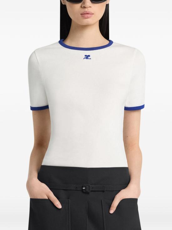 26SS 쿠레쥬 반팔 티셔츠 125JTS017JS0203 B257 White - COURREGES