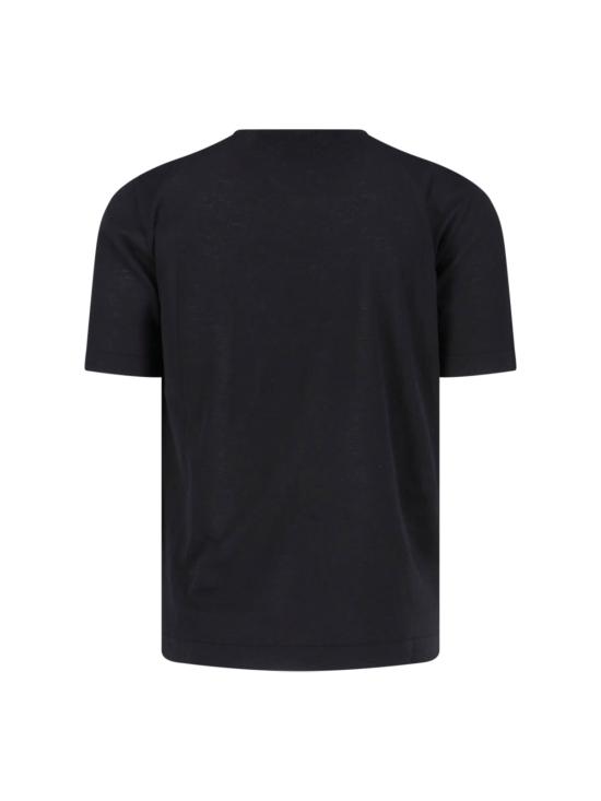 26SS 카루소 반팔 티셔츠 MK66Y 700257 0910 Black - CARUSO