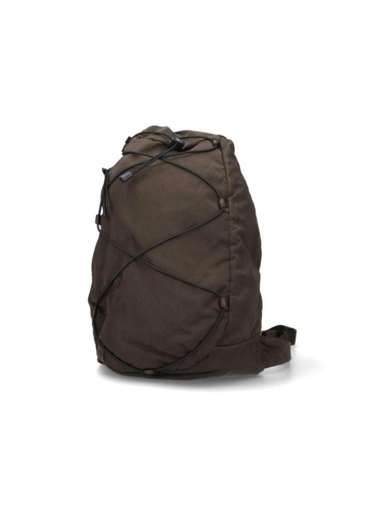  씨피 컴퍼니 백팩 C.P. 컴퍼니 로고 원숄더  (녹색) - C.P. COMPANY