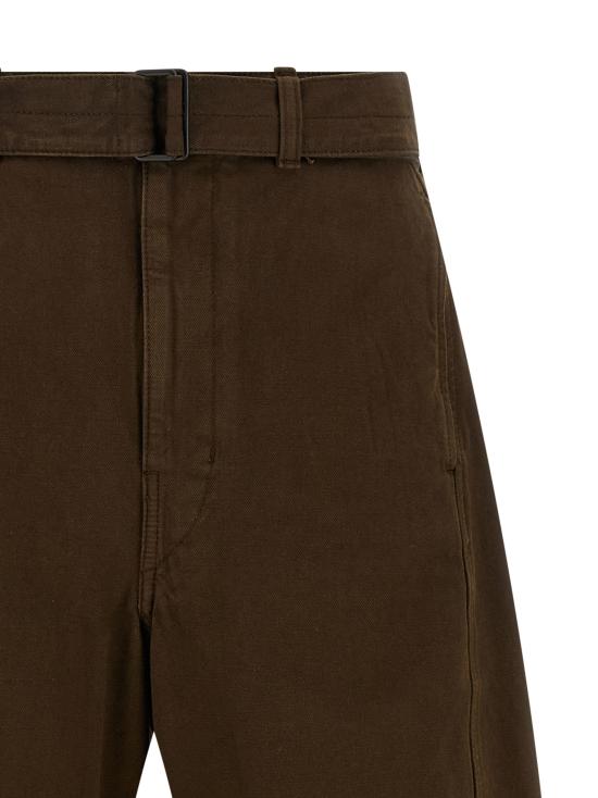 26SS 르메르 트위스트 벨티드 팬츠 PA326LD1068BR423 Brown - LEMAIRE