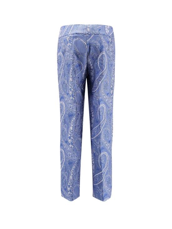  에트로 스트레이트 팬츠 아이코닉 프린트 팬츠 블루 - ETRO