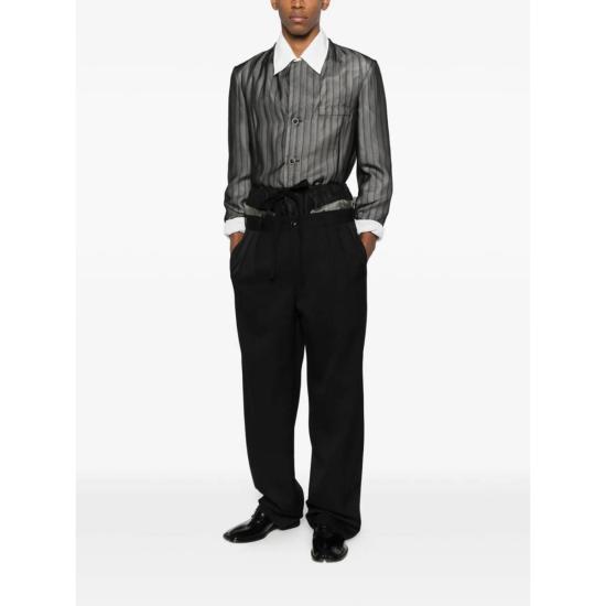  마르지엘라 스트레이트 팬츠 메종  블랙 - MAISON MARGIELA