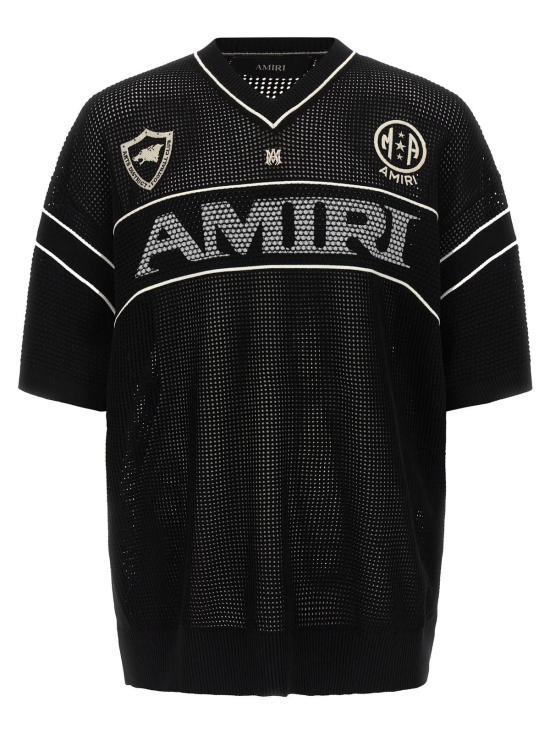  아미리 반팔 티셔츠 스포츠 티셔츠 블랙