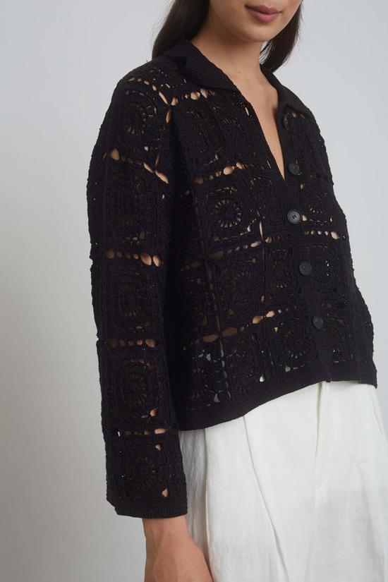  일레븐 식스 자켓 타샤 크롭 재킷 블랙 - ELEVEN SIX