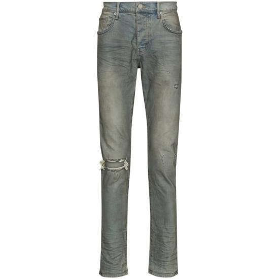  퍼플 브랜드 데님 팬츠 퍼플 진 블루