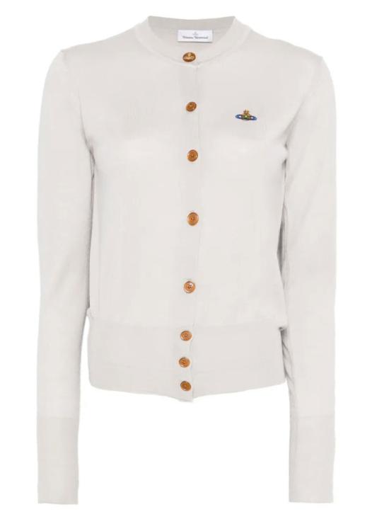 26SS 비비안웨스트우드 BEA 베아 니트 가디건 1803002PY001AP403 LIGHT GREY DOM