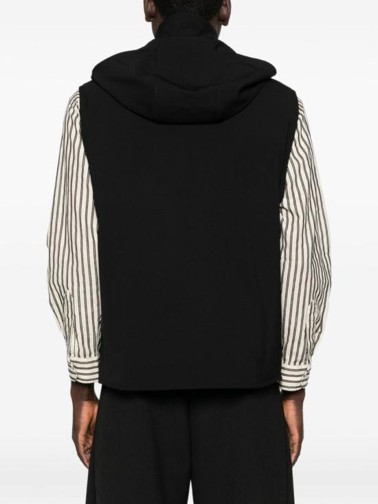  엠포리오 아르마니 베스트 울  블랙 - EMPORIO ARMANI