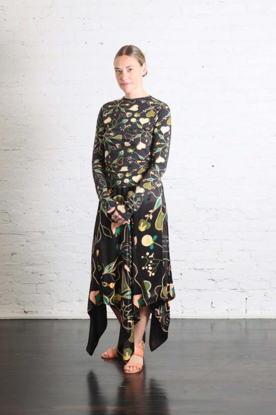  로데브예 미디 스커트 로데비에르 에디스 스커트 블랙 - RODEBJER