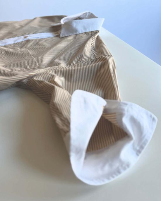  제이미 할러 블라우스 의 허니 스트라이프 팝오버 탑