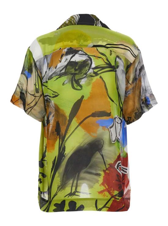  비비안웨스트우드 반팔 셔츠 비비안 웨스트우드 긴팔 캠프 칼라 셔츠 멀티컬러 - VIVIENNE WESTWOOD