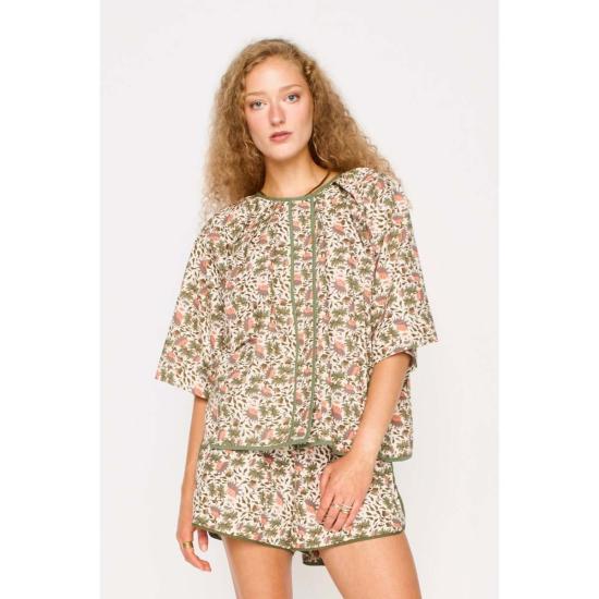  머스 블라우스 미르스 서머셋 탑 핑크 카우리 - MIRTH