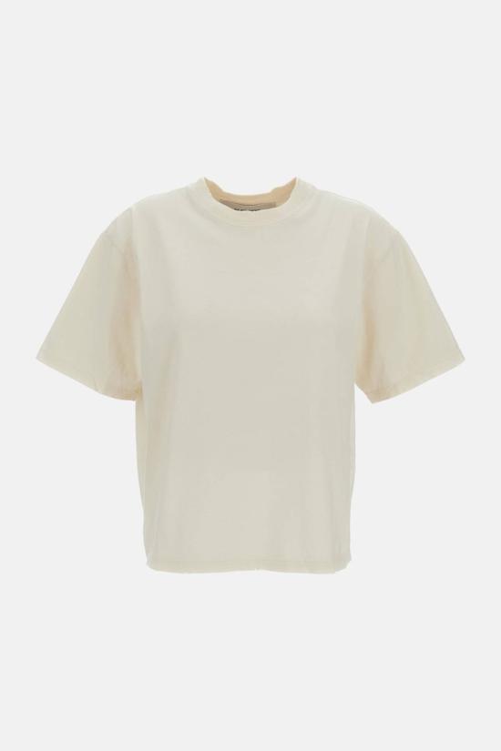  골든구스 반팔 티셔츠 골든 구스 박시 티셔츠 크림 화이트
