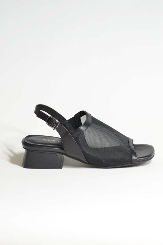  ALL BLACK 힐/펌프스 올 블랙 시스루 뷰티 슈즈 - OTHER BRANDS