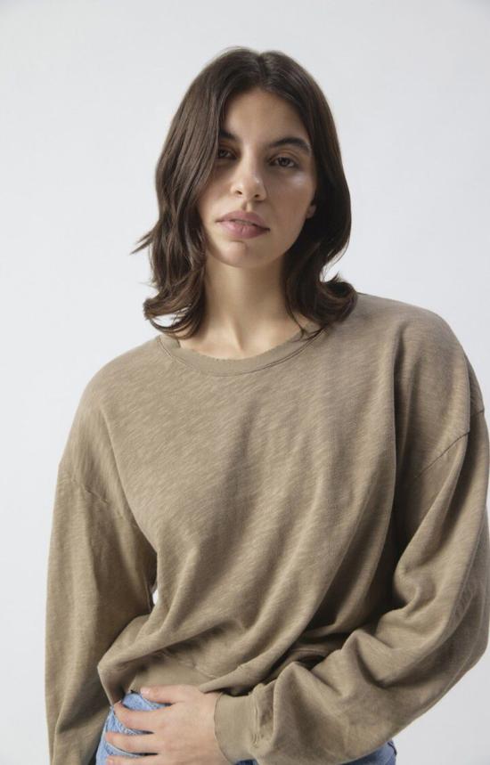  아메리칸 빈티지 긴팔 티셔츠 소노마 롱 슬리브 탑 빈티지 시즈 - AMERICAN VINTAGE