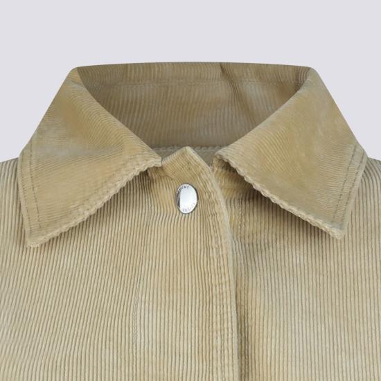  토템 자켓 코튼 캐주얼 재킷 베이지 - TOTEME