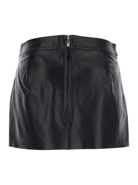  릭 오웬스 숏 스커트 포그 미니스커트 블랙 - RICK OWENS