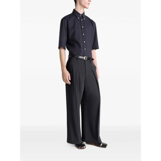  르메르 반팔 셔츠 셔츠 블랙 - LEMAIRE