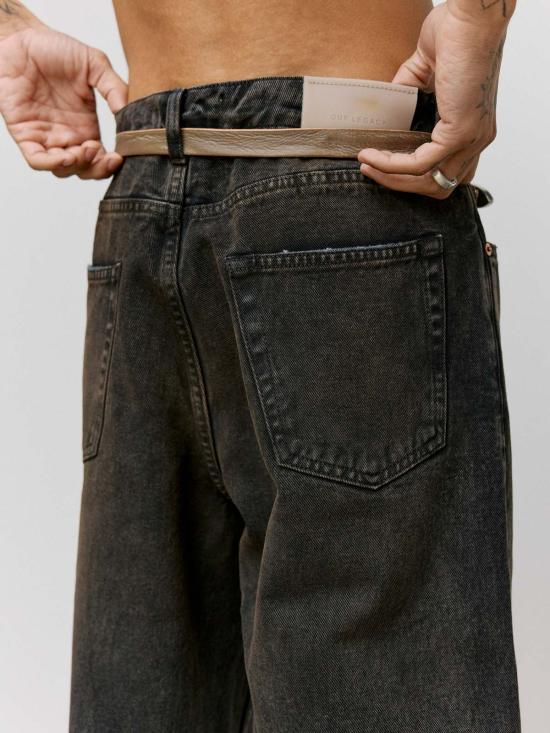  아워레가시 데님 숏팬츠 아워 레거시 카프리컷 쇼츠 네뷸라 워시 - OUR LEGACY