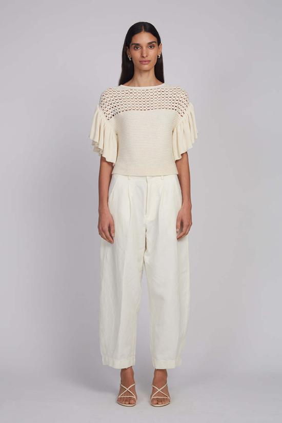  일레븐 식스 스웨터 스타라  크림 - ELEVEN SIX