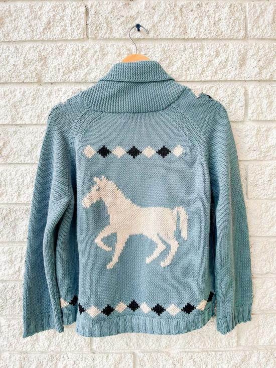  더 그레이트 가디건 그레이트 스테이블 로지 카디건 블루 벨 - THE GREAT