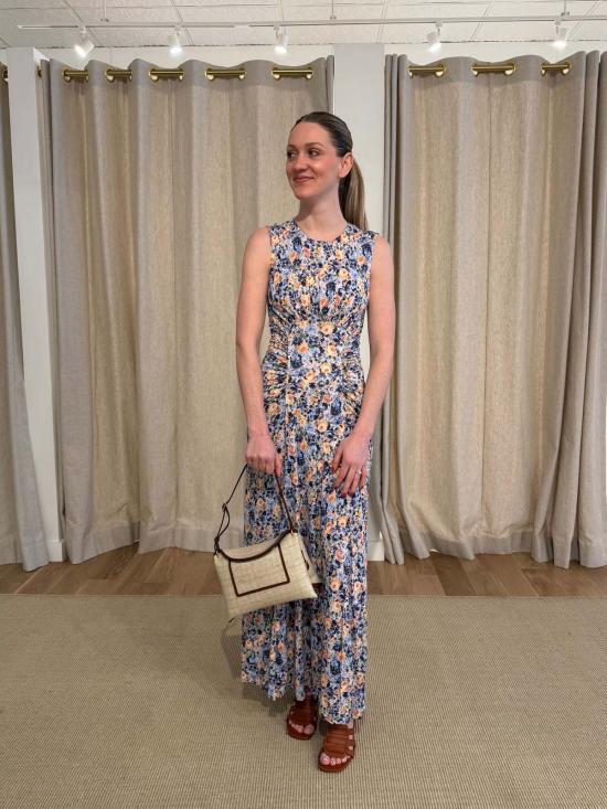  울라 존슨 롱 원피스 Ulla Johnson Lana 주름 장식 저지 드레스 - ULLA JOHNSON