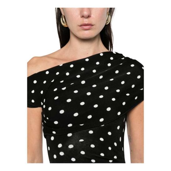  셀프 포트레이트 숏 원피스 드레스 블랙/화이트 - SELF PORTRAIT