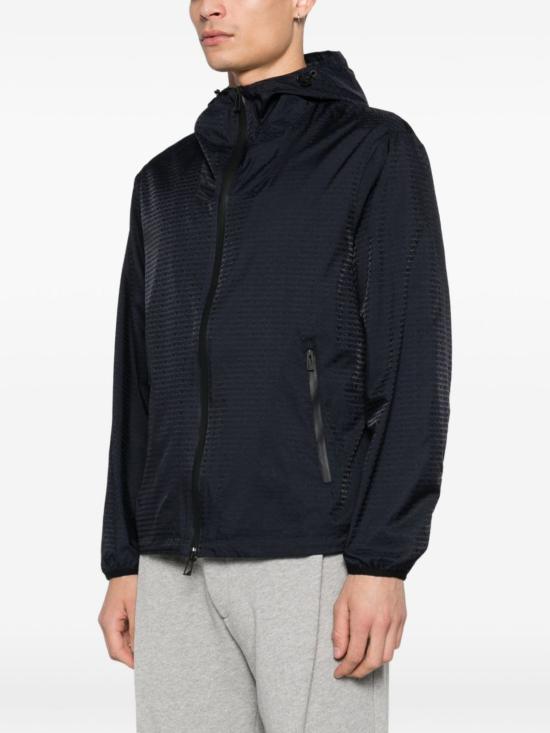  엠포리오 아르마니 자켓 나일론 블루종 재킷 블루 - EMPORIO ARMANI