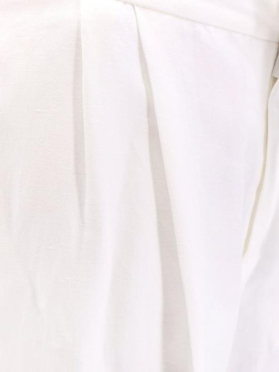  브루넬로 쿠치넬리 스트레이트 팬츠 바지 흰색 - BRUNELLO CUCINELLI