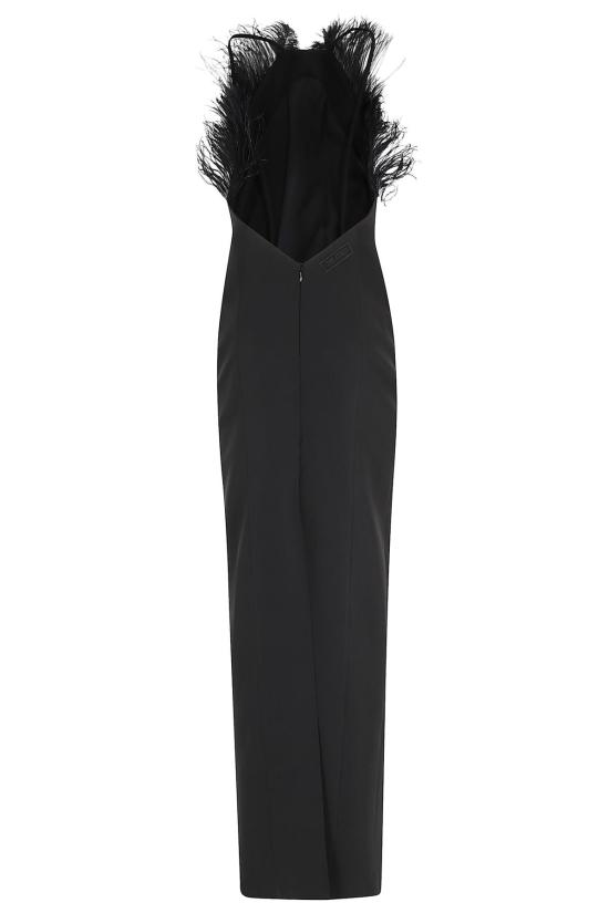  디 아티코 롱 원피스 아티코 롱 드레스 블랙 - THE ATTICO