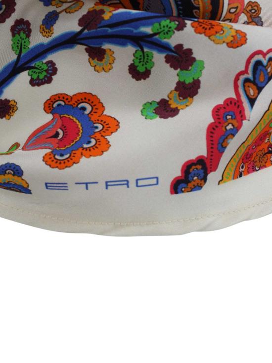  에트로 블라우스 실크 반다나 스타일 탑 (페이즐리 프린트) - ETRO
