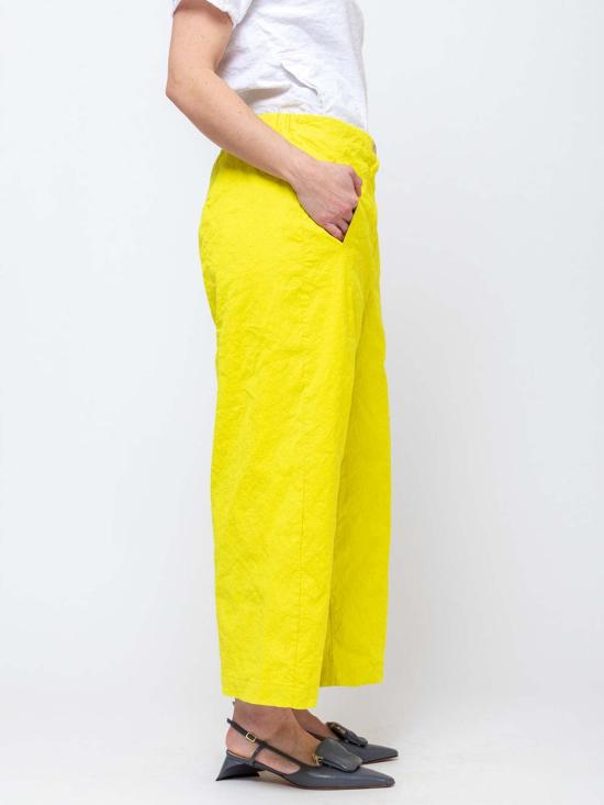  에이치플러스 하노 베셀 팬츠 H+ 한노 웨셀 폴렛 개버딘  라임 - H+ HANNOH WESSEL