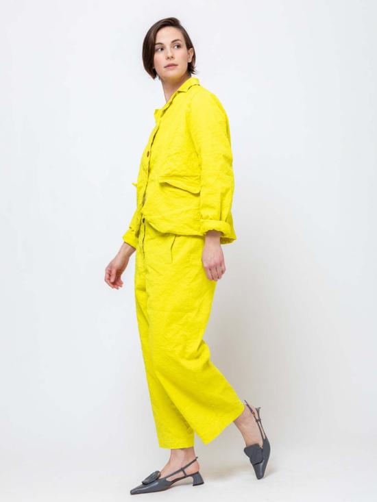  에이치플러스 하노 베셀 팬츠 H+ 한노 웨셀 폴렛 개버딘  라임 - H+ HANNOH WESSEL