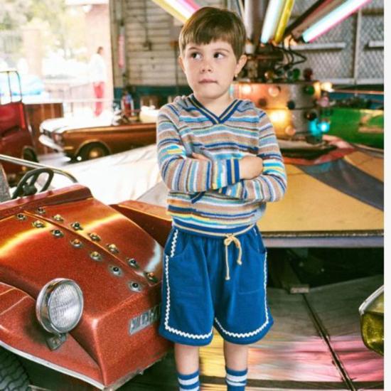  [키즈] 미샤 앤 퍼프 풀오버 미샤 & 퍼프 도브 태피스트리 키즈 후드티 (도브 태피스트리) - MISHA & PUFF