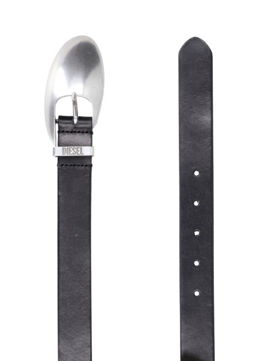 26SS 디젤 가죽 벨트 X10893 PR666 T8013 Black - DIESEL