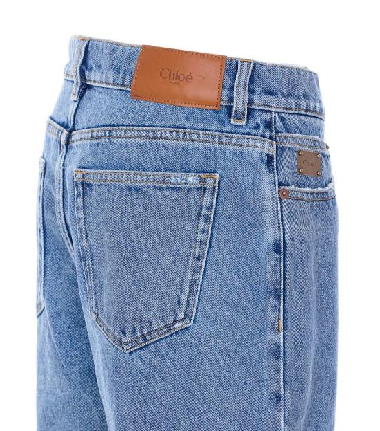  끌로에 데님 팬츠 끌로 진 블루 - CHLOE