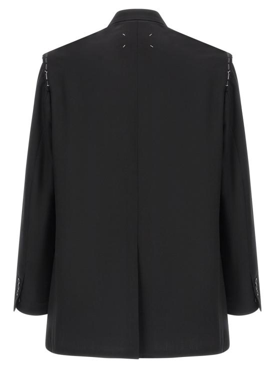  마르지엘라 수트 자켓 메종  싱글 브레스트 블레이저 블랙 - MAISON MARGIELA