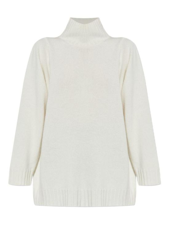  막스마라 스웨터 캐시미어 터틀넥  화이트