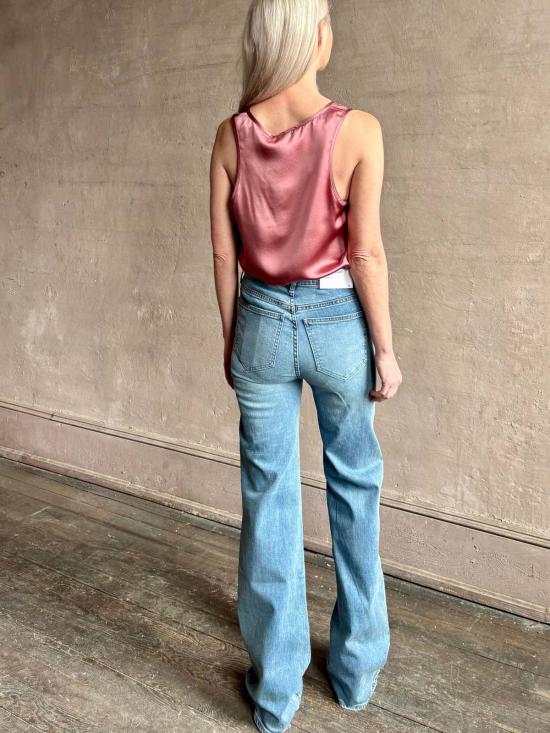  베로니카비어드 데님 팬츠 베로니카 비어드 크로스비 하이라이즈 와이드 레그 진 - VERONICA BEARD