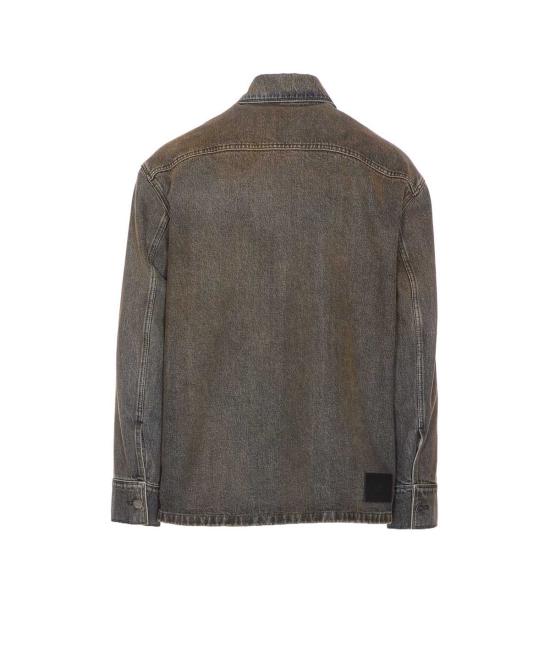  펜디 데님 팬츠 오버다이드 데님 셔츠 그레이 - FENDI