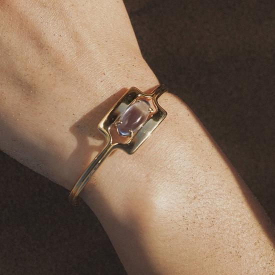  린지 루이스 팔찌 월튼 커프 골드/블루